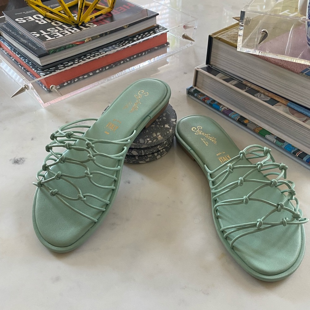 *NIB* Seychelles Authentic Sandals in Seafoam Green